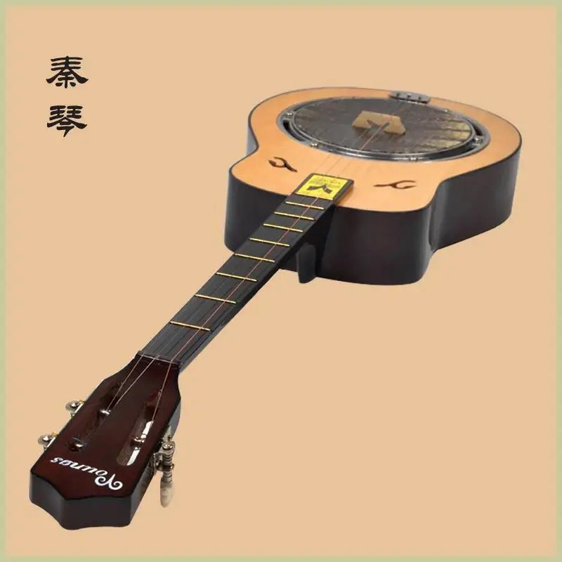 Три струны Qin Qin Музыкальный инструмент Талия Круглая линия маринованной линии Древний инструмент