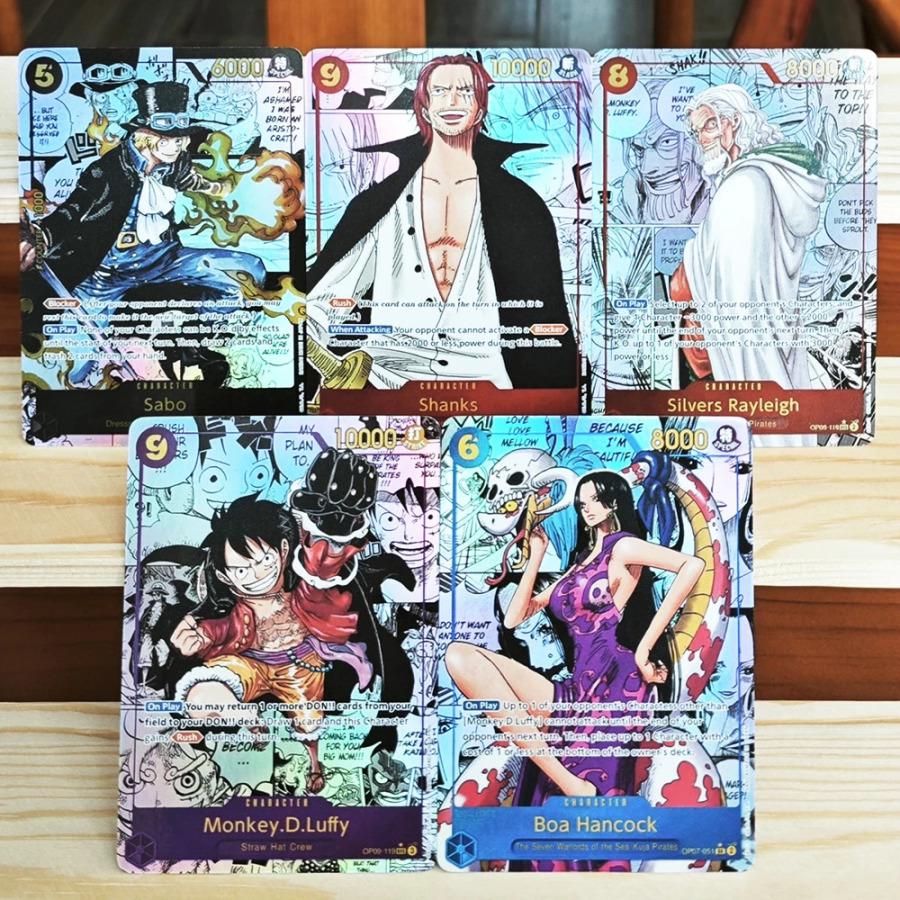 Коллекционные карточки ONE PIECE OPCG: Редкие арт-карты по аниме-игре с Луффи, Сабо, Боа Хэнкок, Силверс Рейли, Шанксом — Игрушки, хобби, коллекционные предметы