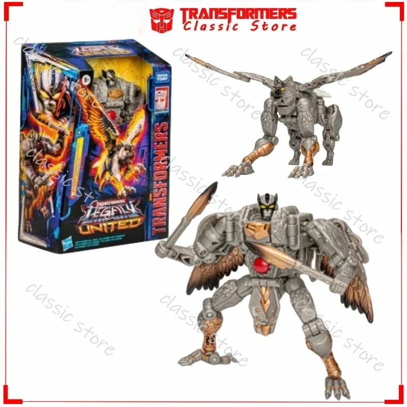 Stokda Klassik o'zgartiruvchi o'yinchoqlar Legacy United Voyage Class Beast Wars Universe Silverbolt Cybertron Autobots harakat figuralari