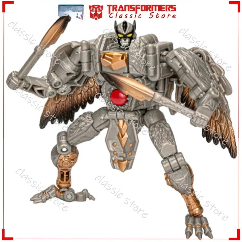 Stokda Klassik o'zgartiruvchi o'yinchoqlar Legacy United Voyage Class Beast Wars Universe Silverbolt Cybertron Autobots harakat figuralari