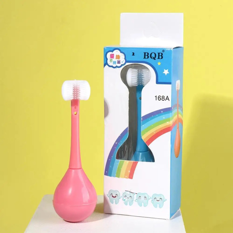 Силиконовая щетка для гигиены полости рта Health Cleaner, трехсторонняя зубная щетка, щетка для ухода за полостью рта, детская зубная щетка