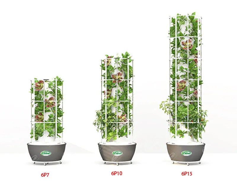 Lyine Greenhouse Вертикальная фермерская башня Аэропонная башня Садовая вертикальная гидропонная система Гидропонная башня