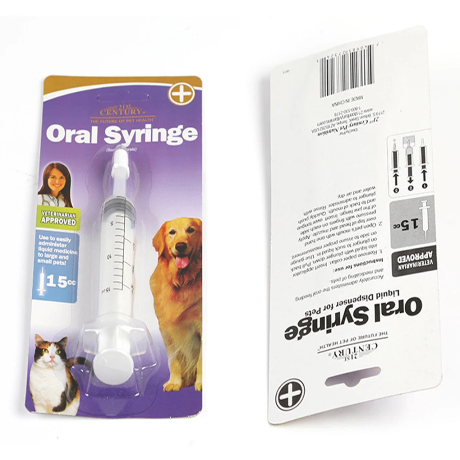 Диспенсер для лекарств Pet Push Tube для собак и кошек, универсальный для кормления собак и кошек