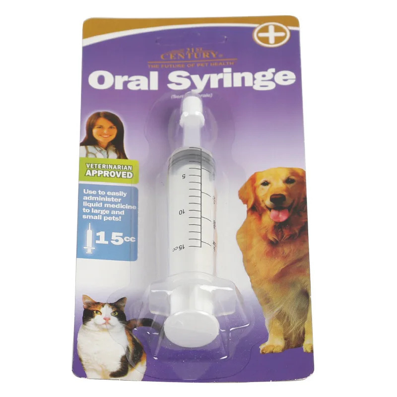 Диспенсер для лекарств Pet Push Tube для собак и кошек, универсальный для кормления собак и кошек