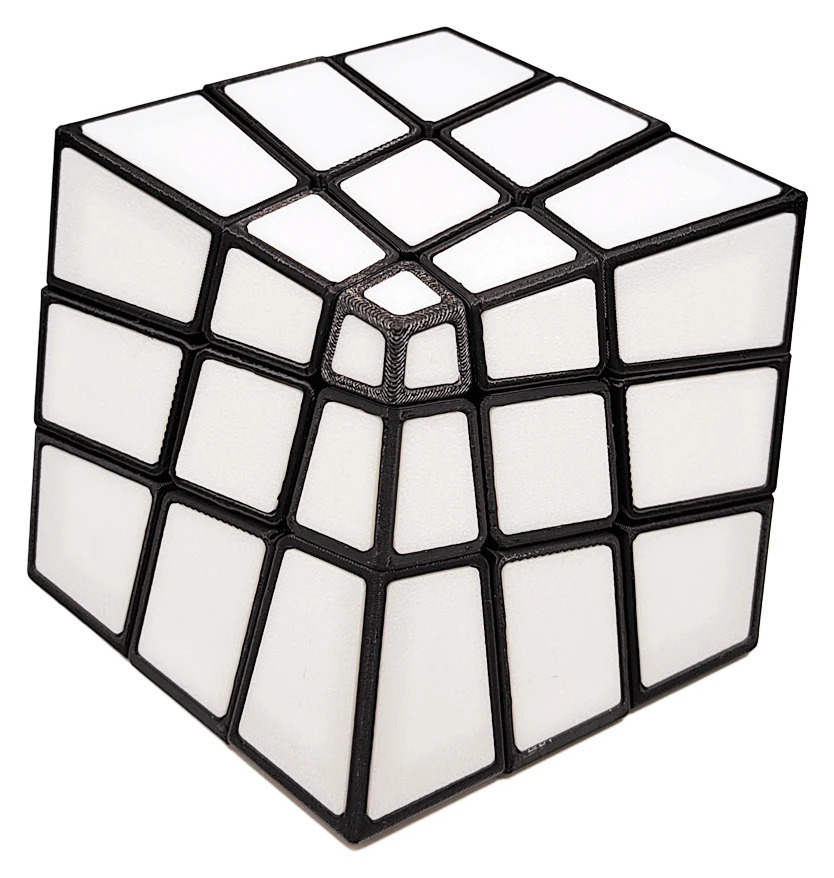 ZEPUZZLES Squished 3x3 Magic Cube Speed Cube странной формы головоломка куб без наклеек игрушки-головоломки детский подарок Cubo Magico