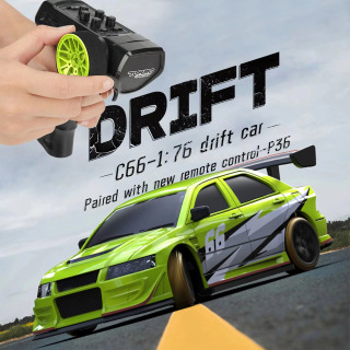 Turbo Racing 1:76 C66 Drift RC Car с гироскопическим радио, полностью пропорциональные игрушки с дистанционным управлением, настольные игрушки RTR для детей и взрослых