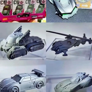 Коллекционная модель автомобиля Transformers Blind Box C03 Blokees Wheels: Оптимус Прайм и Мегатрон, новые фигурки 1:64, сборная модель, подарок