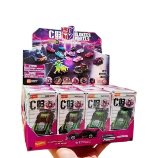 Коллекционная модель автомобиля Transformers Blind Box C03 Blokees Wheels: Оптимус Прайм и Мегатрон, новые фигурки 1:64, сборная модель, подарок
