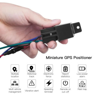 Противоугонный трекер для автомобилей и электромобилей с GPS-локатором, воспроизведение реле позиционирования